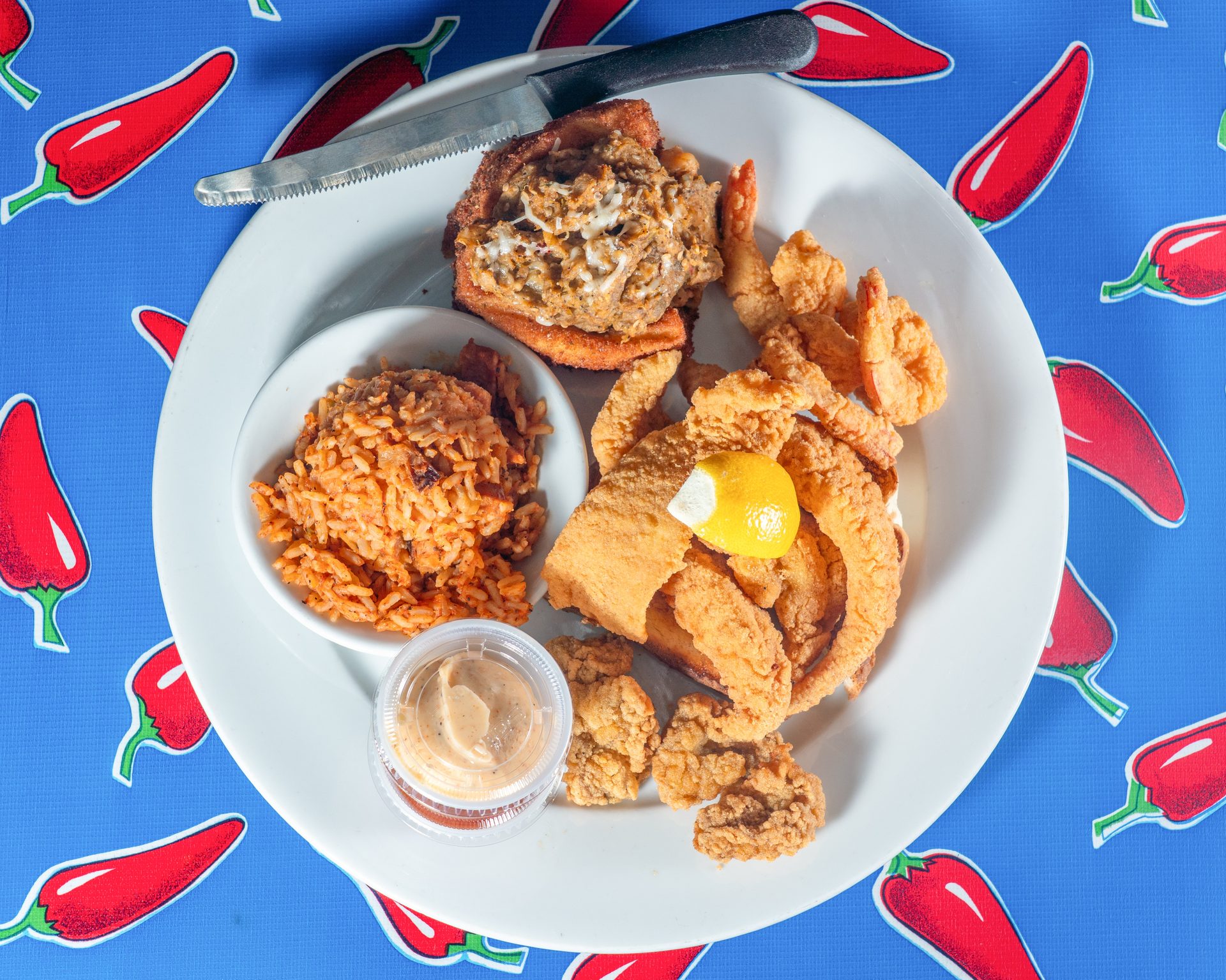 The seafood platter