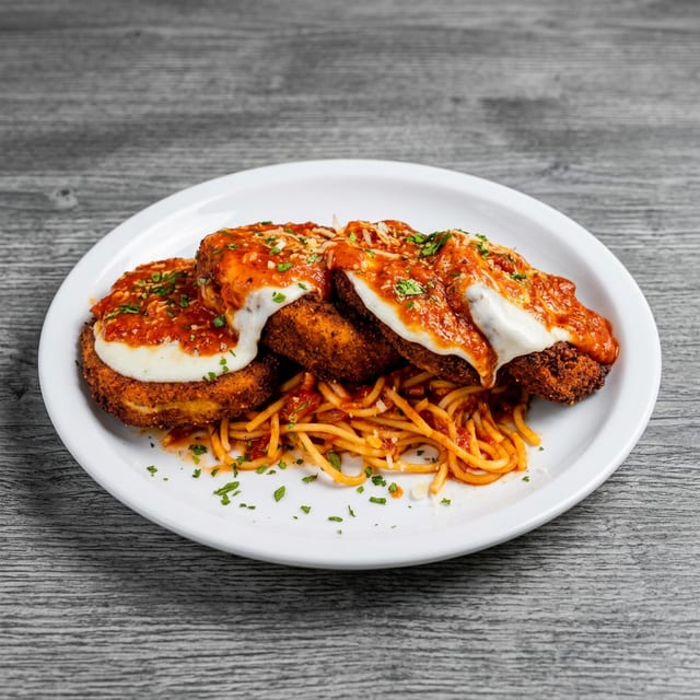 Eggplant Parmesan.