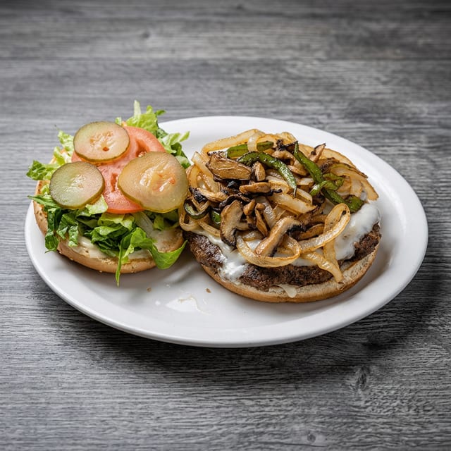 Voleo's Supreme Burger.