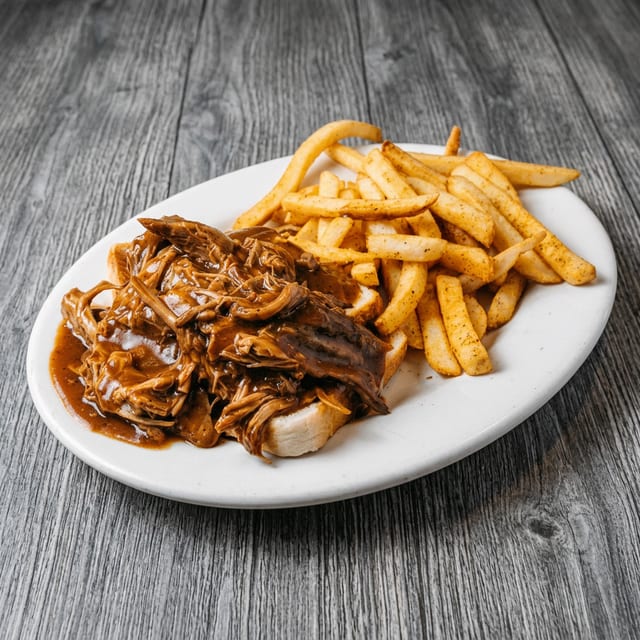 Open Face Roast Beef.