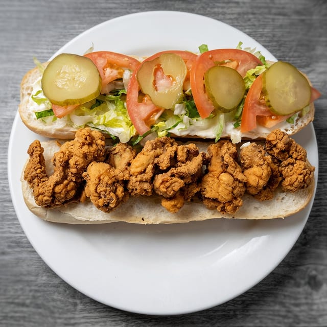 Fried Chicken Breast Sandwich.