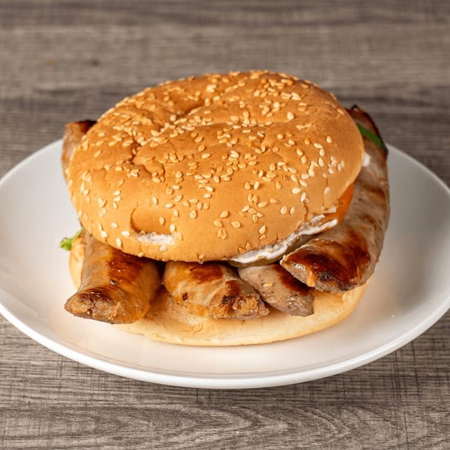 Italian Sausage Sandwich.
