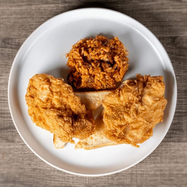 Fried Boneless Chicken Breast.