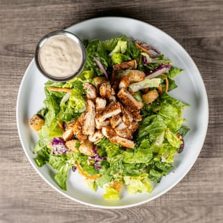 Caesar Salad with Bronzed Chicken or Shrimp